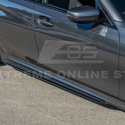2019-Up BMW G20 G28 3-Series M-Sport Front Lip Side Skirts & Rear Spoiler