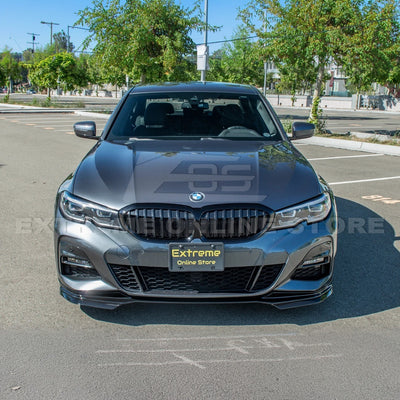 2019-Up BMW G20 G28 3-Series M-Sport Front Lip Side Skirts & Rear Spoiler