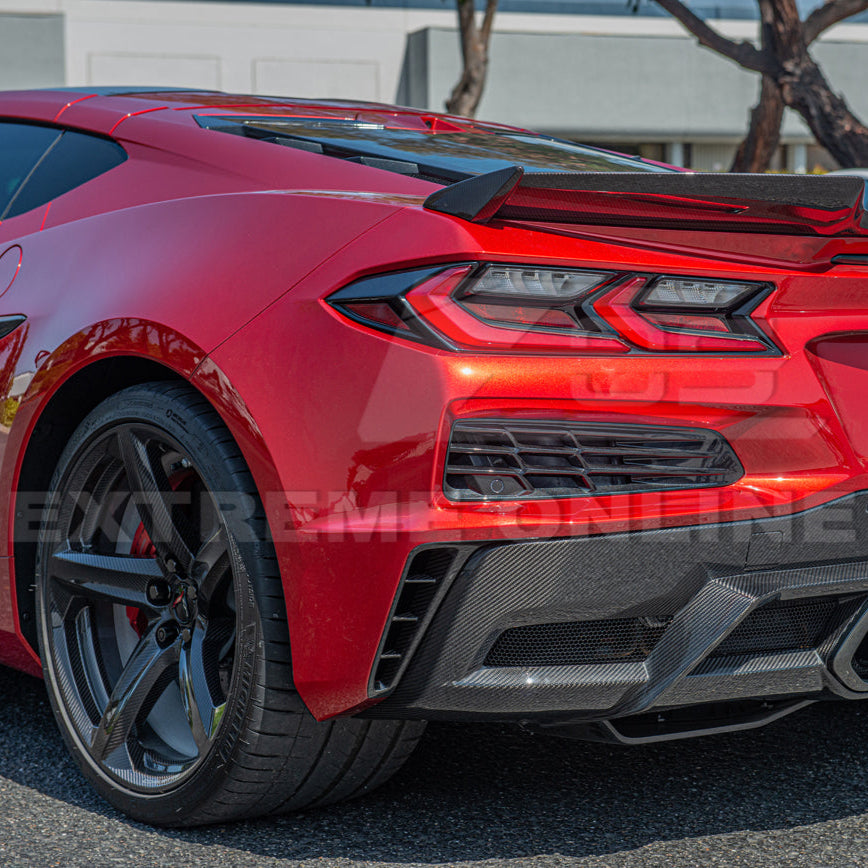 Chevrolet Corvette C8 Z06 DRY CARBON FIBER Rear Side Vent Cover