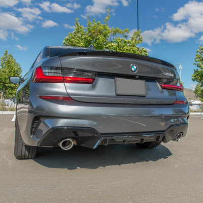 2019-Up BMW G20 3-Series M-Performance Rear Bumper Diffuser