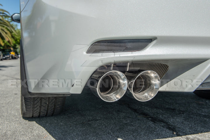 2018-24 Toyota Camry Muffler Delete Axle Back Quad Tips Exhaust