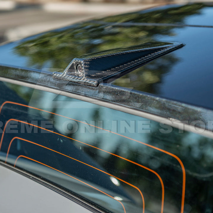 Corvette C8 Convertible DRY CARBON FIBER Rear Decklid Camera Cover
