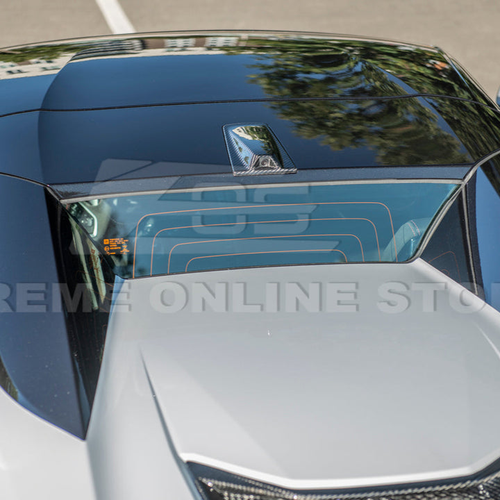 Corvette C8 Convertible DRY CARBON FIBER Rear Decklid Camera Cover