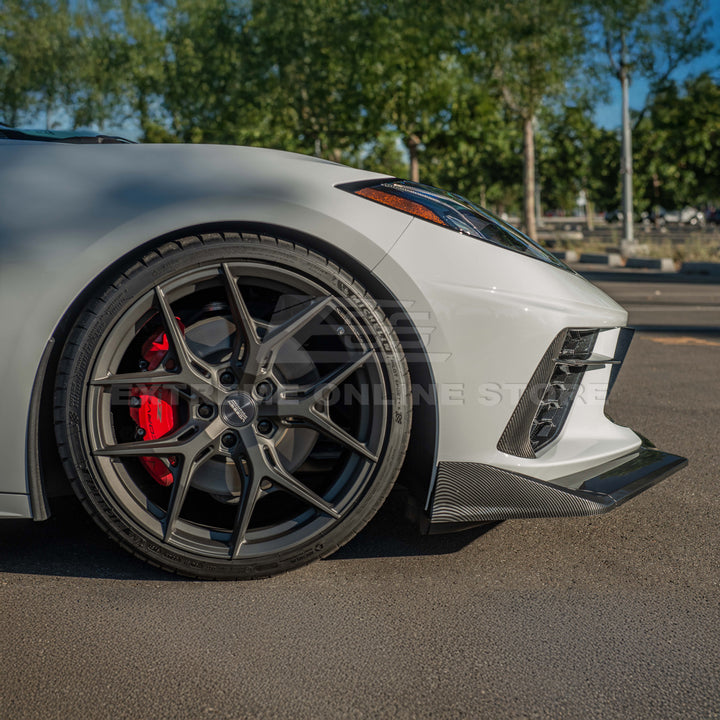 Corvette C8 Stingray Front Splitter [5-Piece Extended Version]