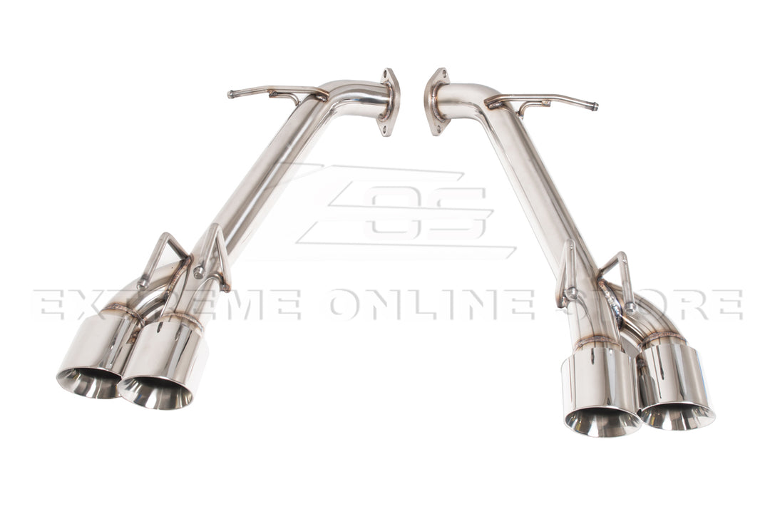 2018-24 Toyota Camry Muffler Delete Axle Back Quad Tips Exhaust