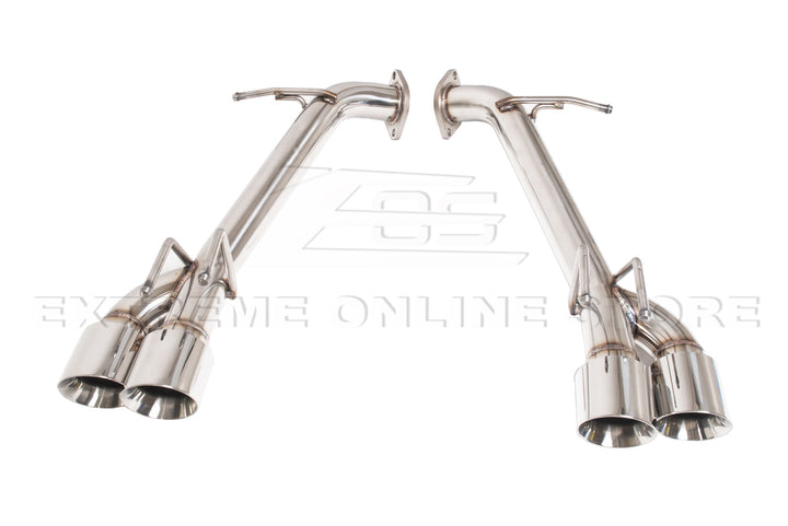 2018-24 Toyota Camry Muffler Delete Axle Back Quad Tips Exhaust