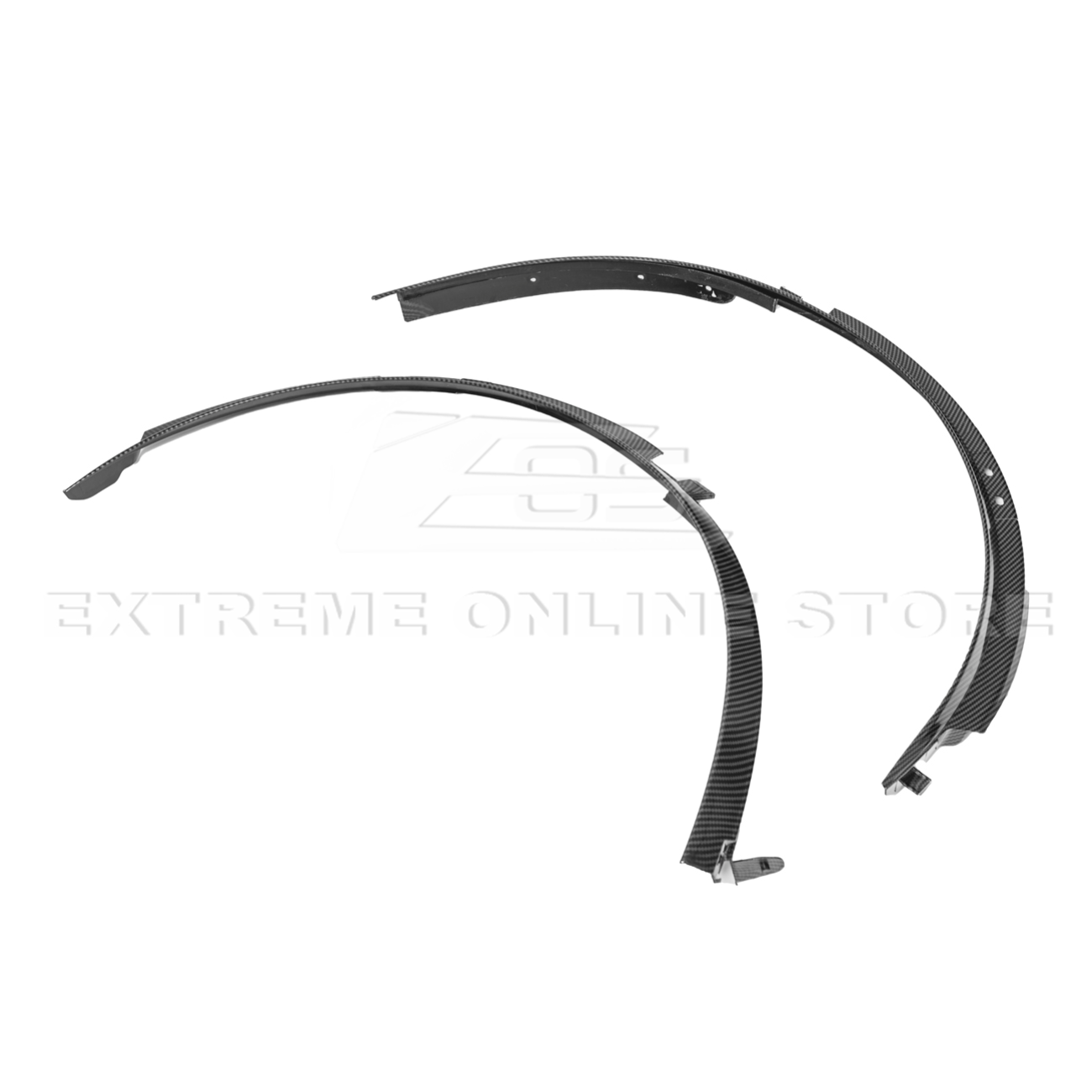 Corvette C7 Base Carbon Flash Front & Rear Quarter Extension Pair