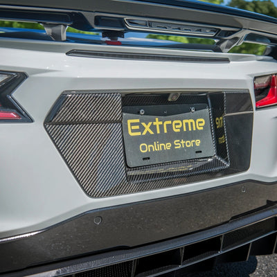 Corvette C8 License Plate Backing