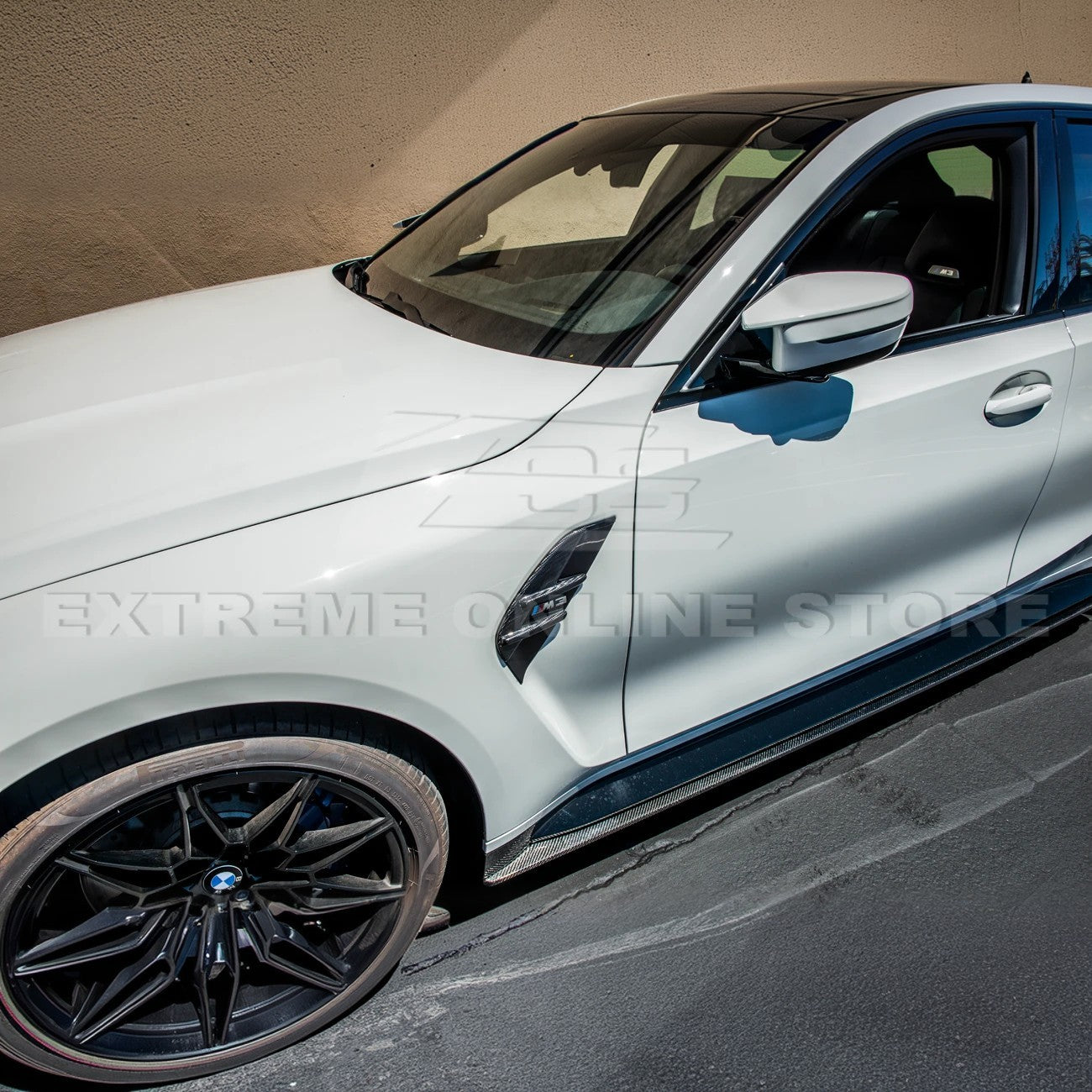 2021-Up BMW G80 M3 Carbon Fiber Side Fender Vent Trim Cover