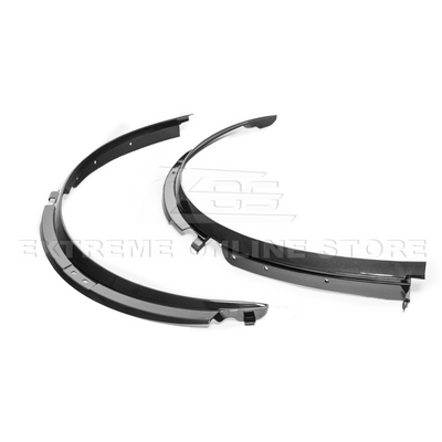 2014-19 Corvette C7 Base Carbon Flash Front & Rear Quarter Extension Pair