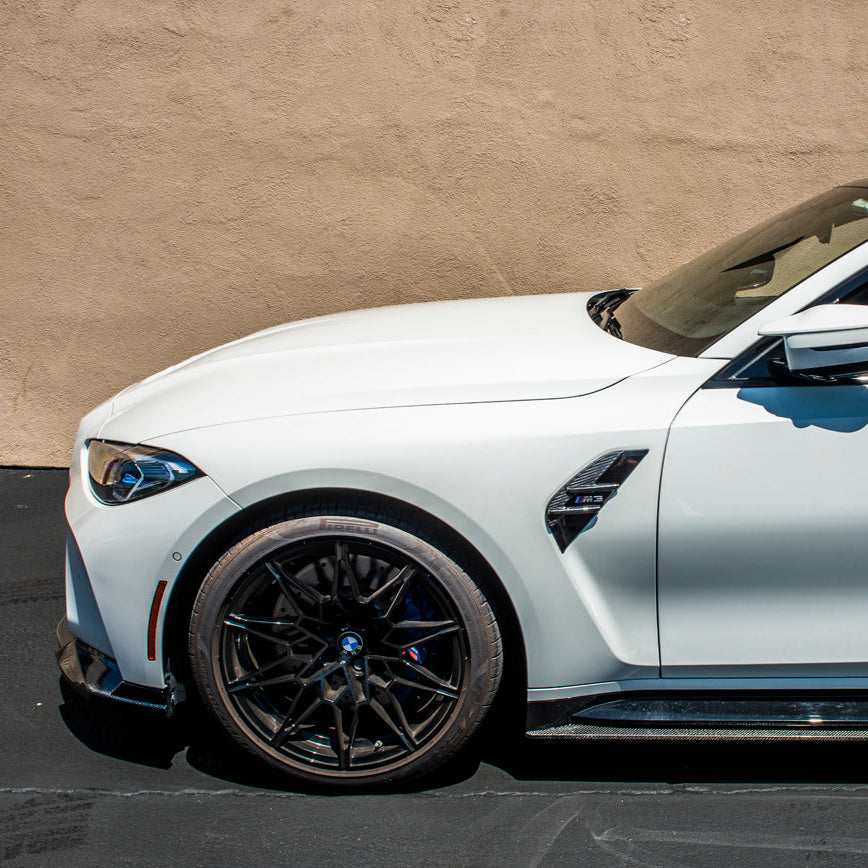 2021-Up BMW G80 M3 Carbon Fiber Side Fender Vent Trim Cover