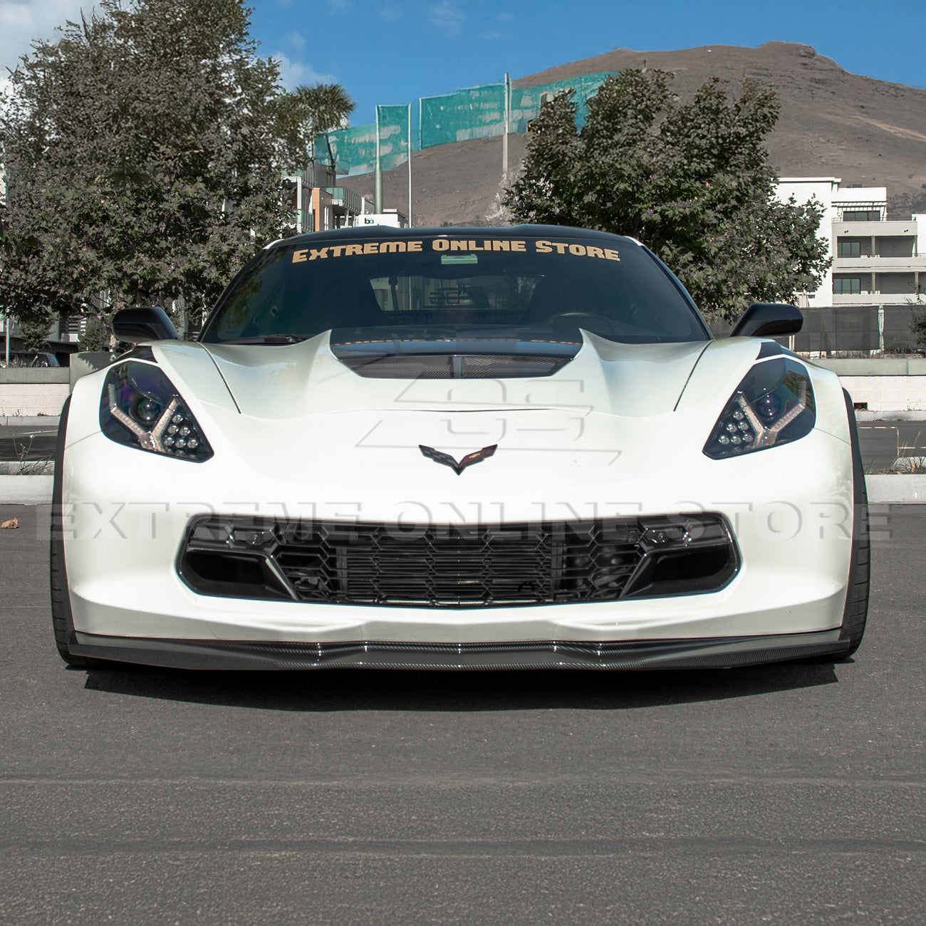 Chevrolet Corvette C7 Stage 2 Central Front Splitter