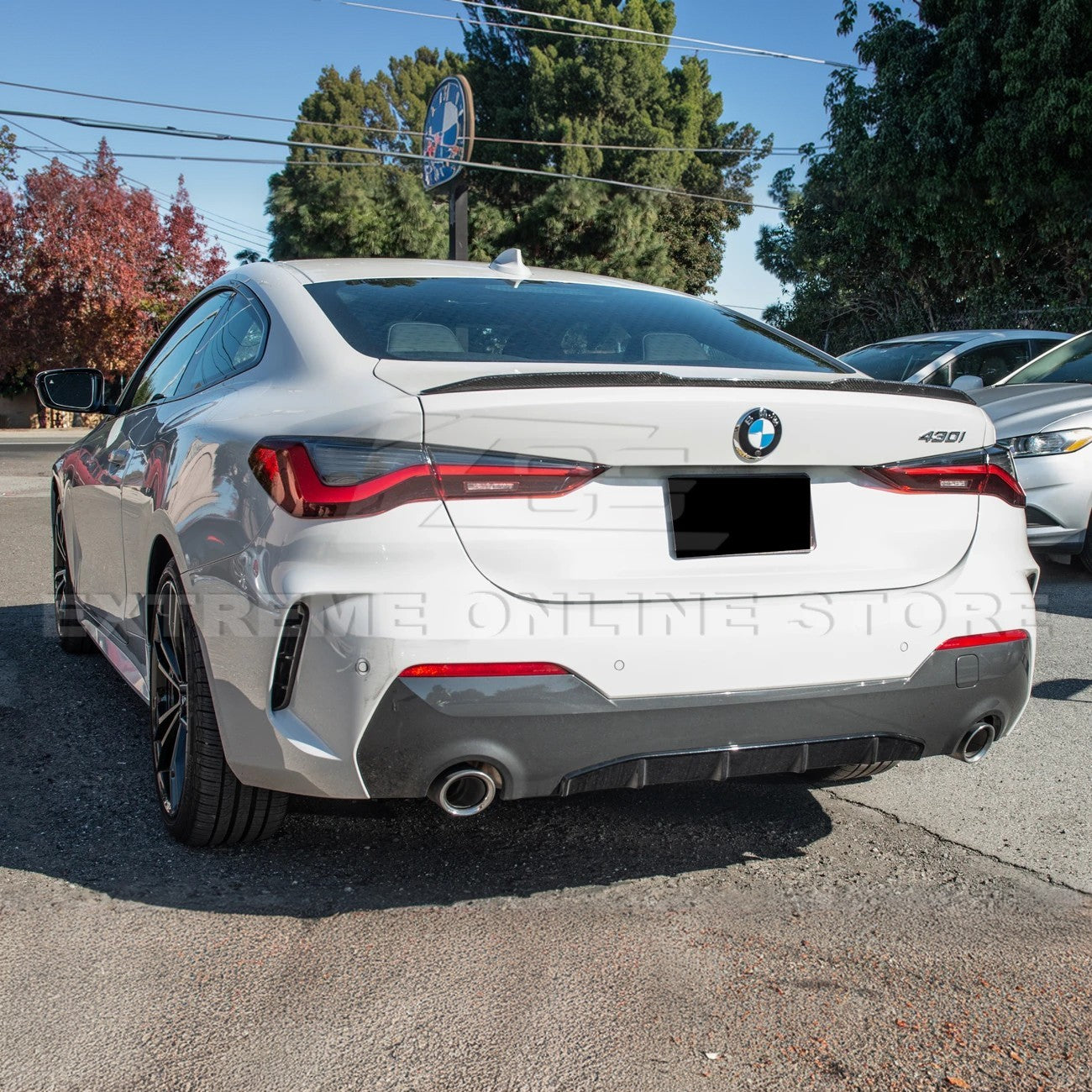 2021-Up BMW G82 M4 Carbon Fiber Rear Truck Spoiler
