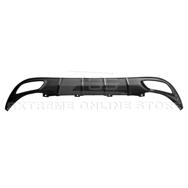 Dodge Charger Base SRT Style Rear Bumper Dual Exhaust Diffuser