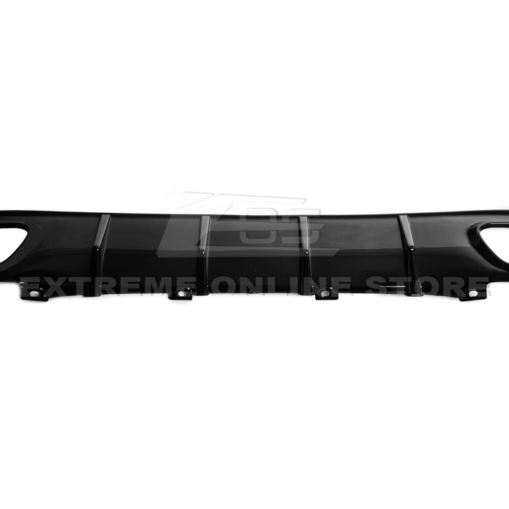 Dodge Charger Base SRT Style Rear Bumper Dual Exhaust Diffuser