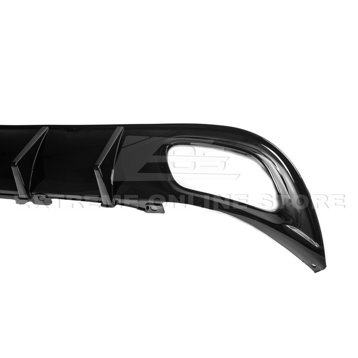 Dodge Charger Base SRT Style Rear Bumper Dual Exhaust Diffuser