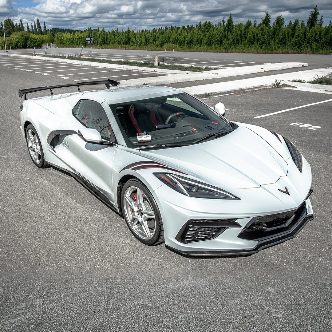 Corvette C8 Stingray Front Splitter &amp; Side Skirts [Z51 Package]
