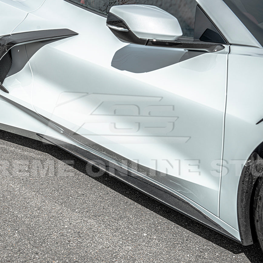Corvette C8 Stingray Front Splitter &amp; Side Skirts [Z51 Package]