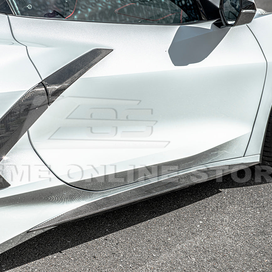 Corvette C8 Stingray Front Splitter &amp; Side Skirts [Z51 Package]