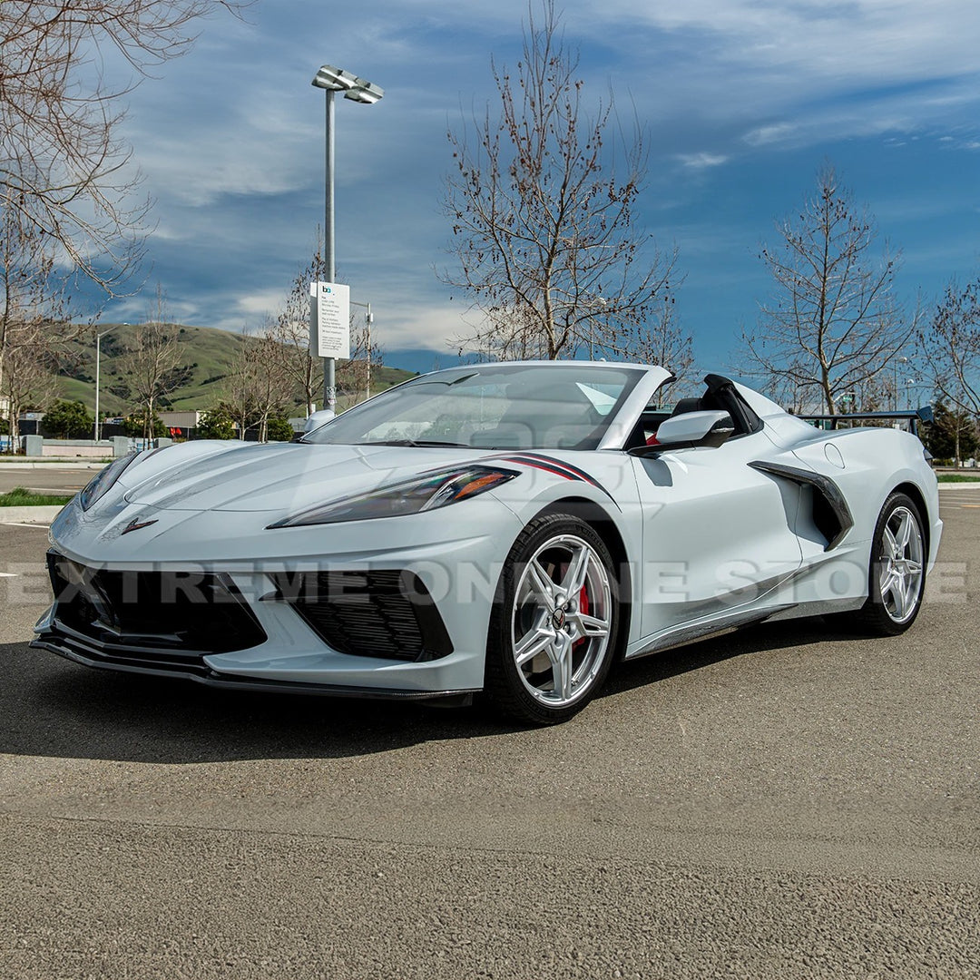 Corvette C8 Stingray DRY CARBON FIBER Door Garnish