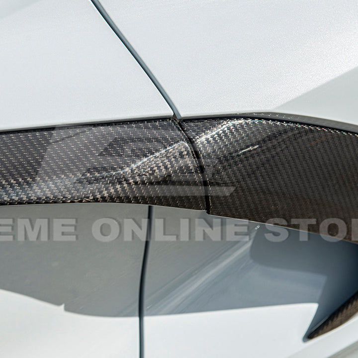 Corvette C8 Stingray DRY CARBON FIBER Door Garnish