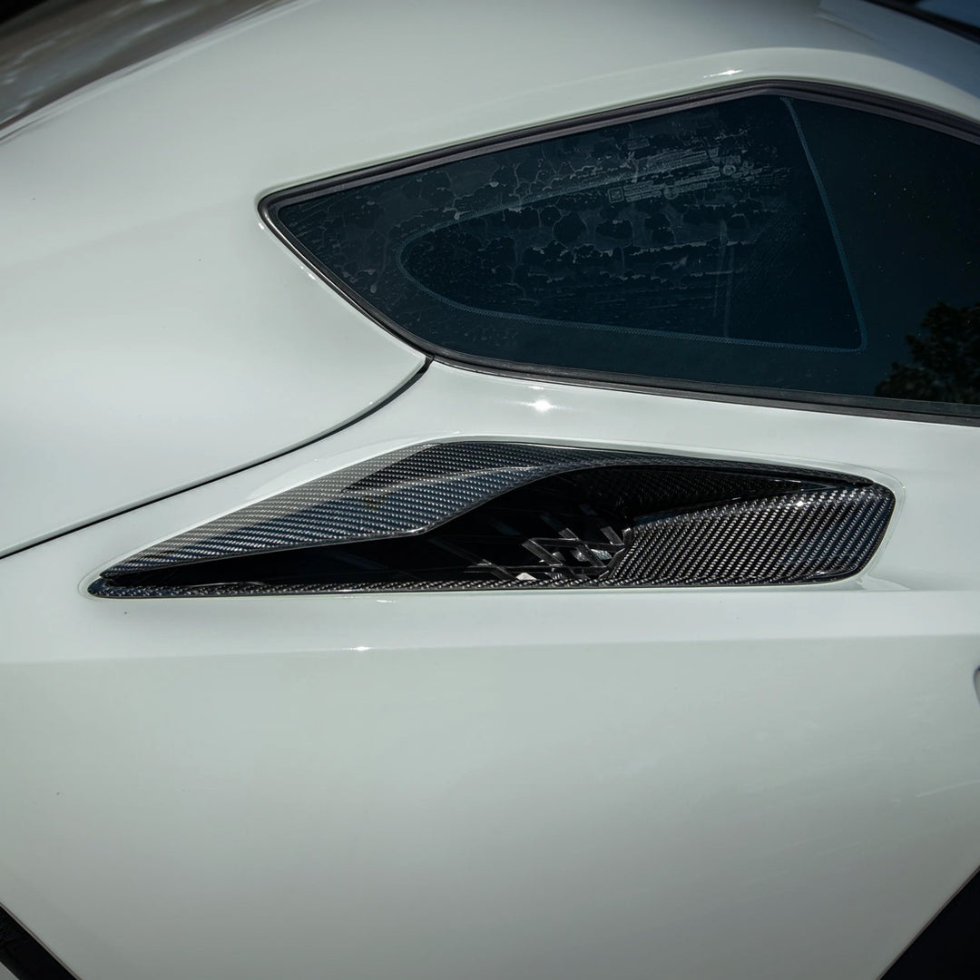 Corvette C7 DRY CARBON FIBER Rear Quarter Intake Vents