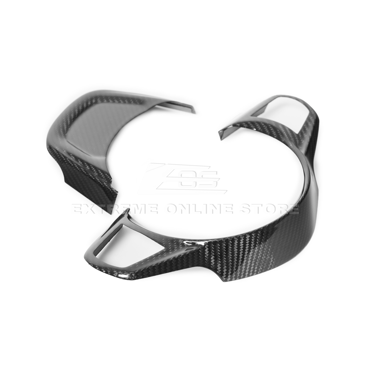 2020-Up Toyota Supra Carbon Fiber Steering Wheel Trim Cover