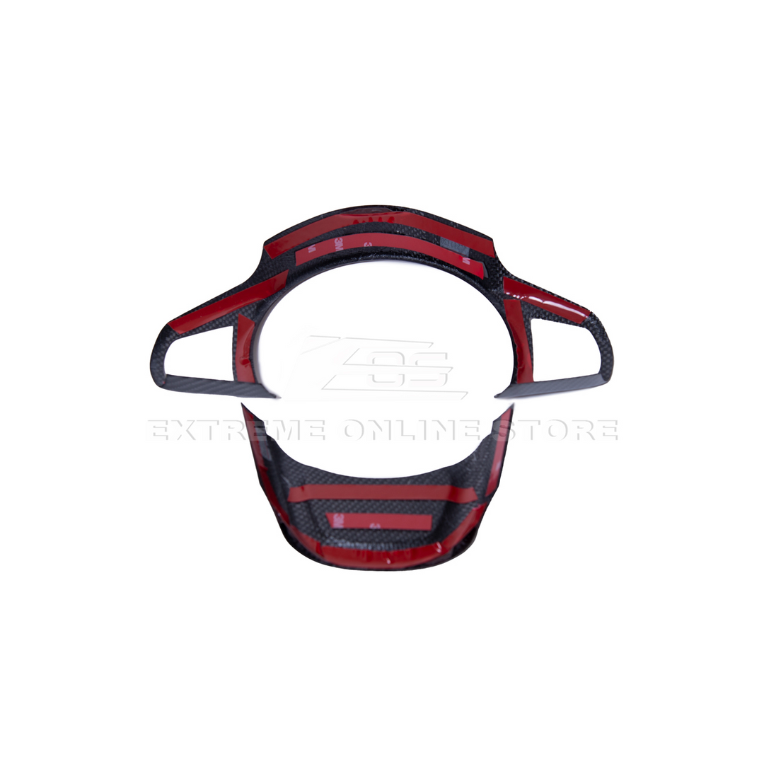 2020-Up Toyota Supra Carbon Fiber Steering Wheel Trim Cover