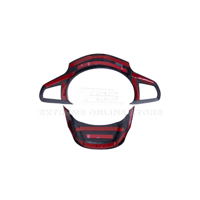 2020-Up Toyota Supra Carbon Fiber Steering Wheel Trim Cover