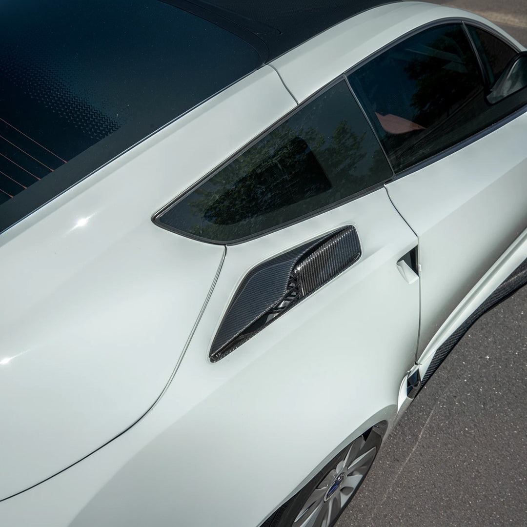 Corvette C7 DRY CARBON FIBER Rear Quarter Intake Vents