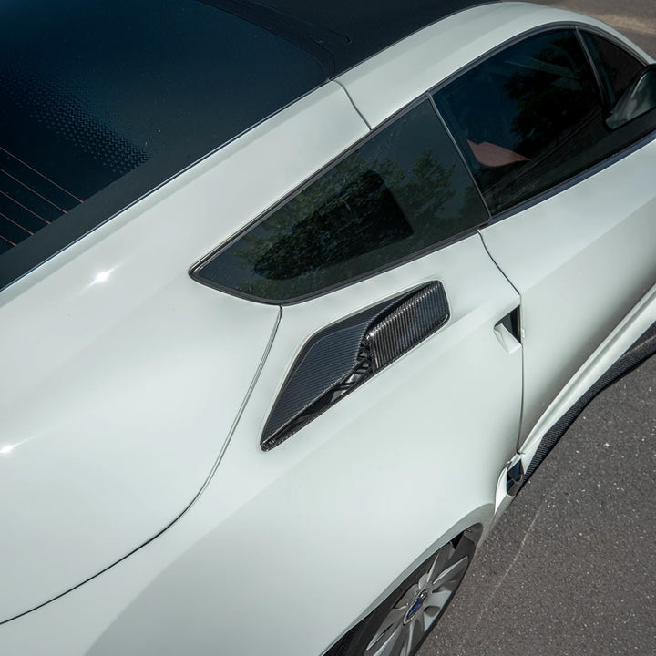 Corvette C7 DRY CARBON FIBER Rear Quarter Intake Vents