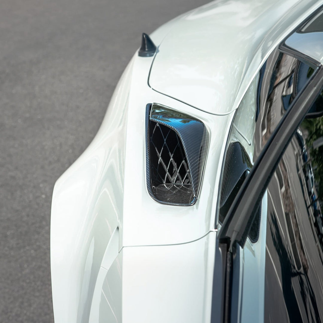 Corvette C7 DRY CARBON FIBER Rear Quarter Intake Vents