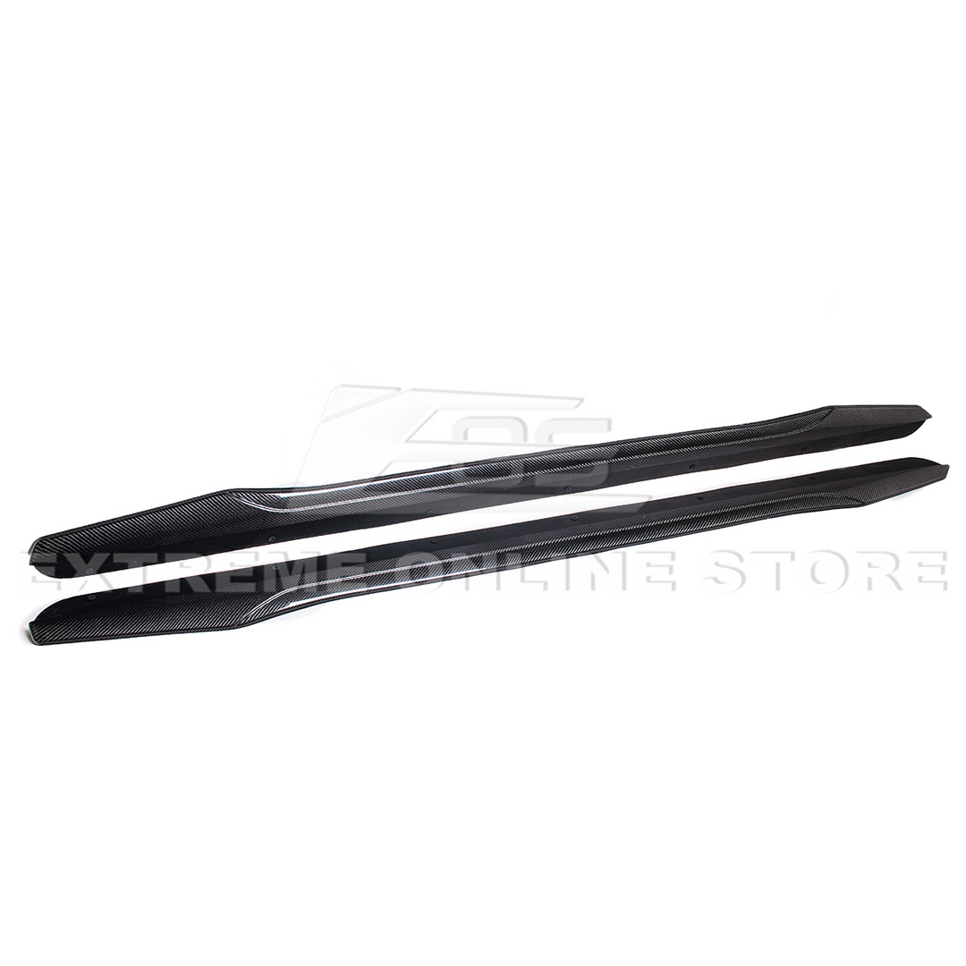 2003-08 Cadillac CTS-V | CARBON FIBER Package Front Lip Splitter &amp; Side Skirts