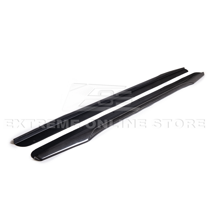2003-08 Cadillac CTS-V | CARBON FIBER Package Front Lip Splitter &amp; Side Skirts