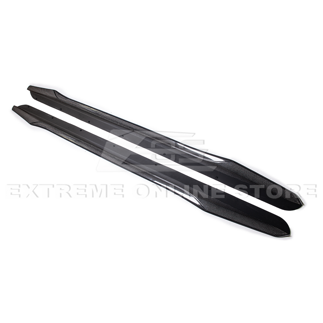 2003-08 Cadillac CTS-V | CARBON FIBER Package Front Lip Splitter &amp; Side Skirts