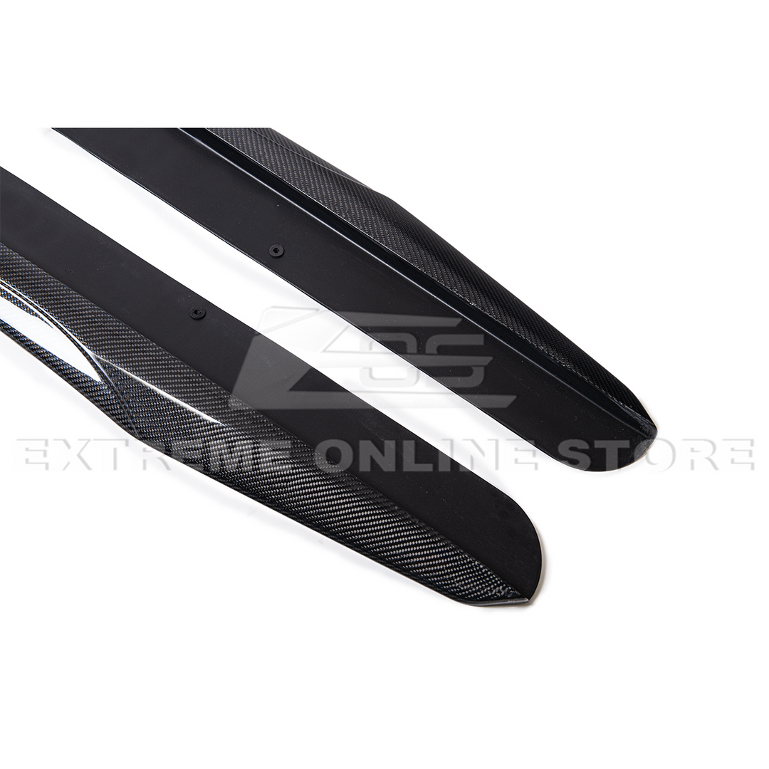 2003-08 Cadillac CTS-V | CARBON FIBER Package Front Lip Splitter &amp; Side Skirts