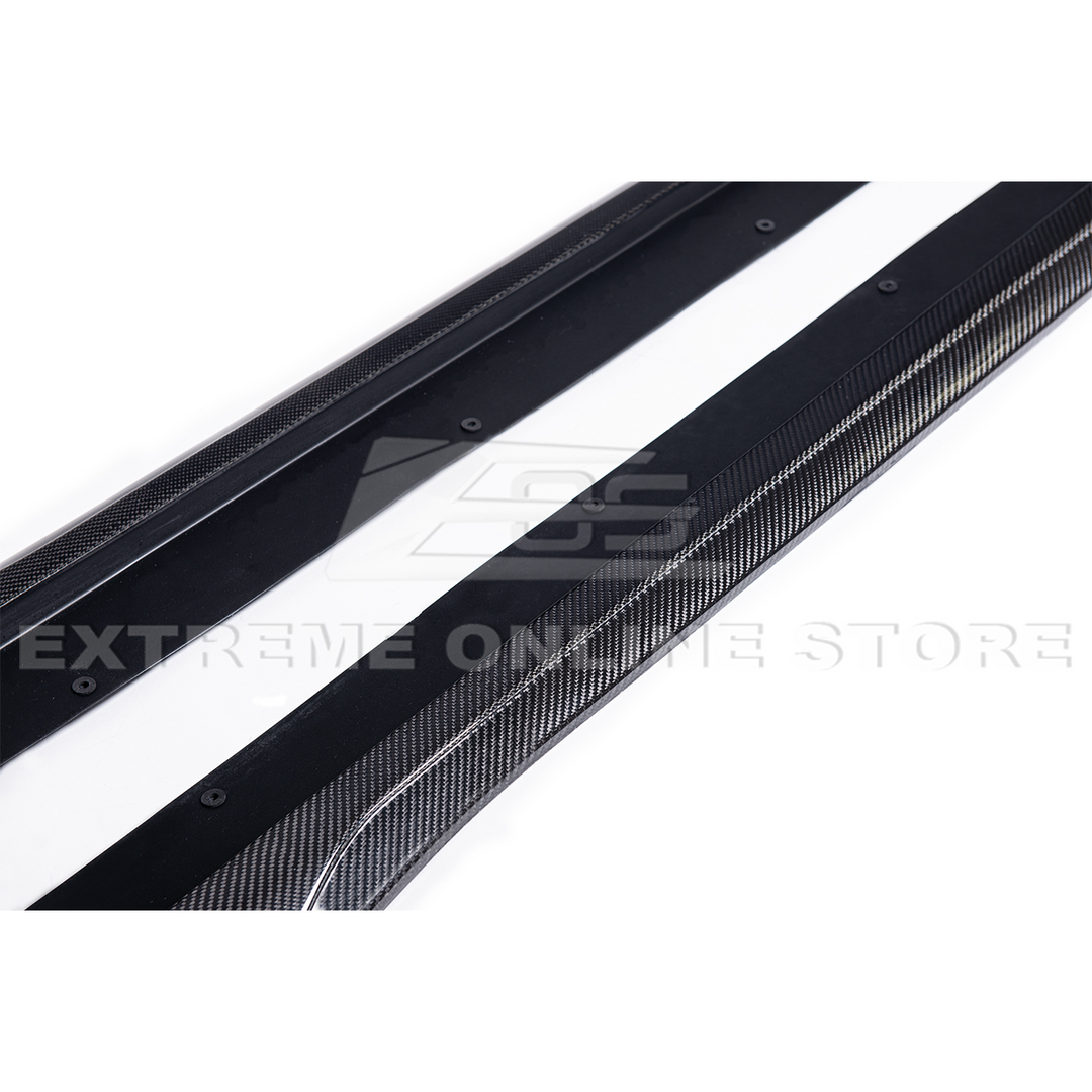2003-08 Cadillac CTS-V | CARBON FIBER Package Front Lip Splitter &amp; Side Skirts