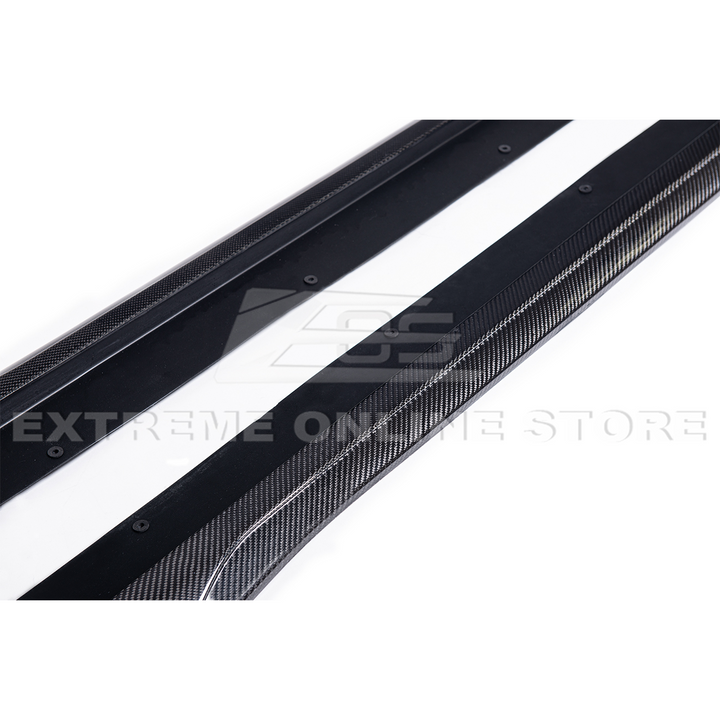2003-08 Cadillac CTS-V | CARBON FIBER Package Front Lip Splitter &amp; Side Skirts