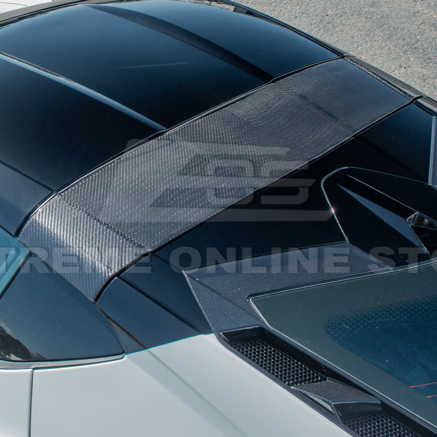 Chevrolet Corvette C8 DRY CARBON FIBER Top Roof Pillar Bow