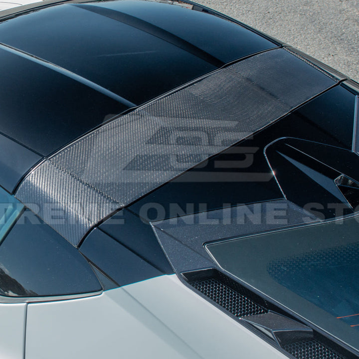 Chevrolet Corvette C8 DRY CARBON FIBER Top Roof Pillar Bow