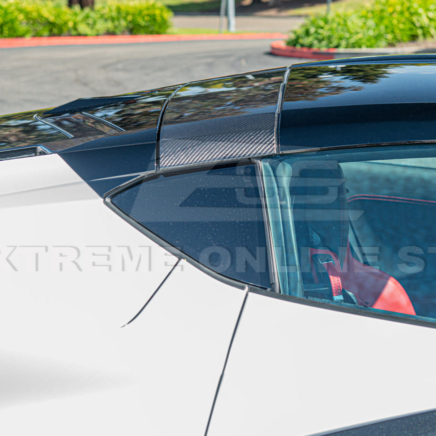 Chevrolet Corvette C8 DRY CARBON FIBER Top Roof Pillar Bow