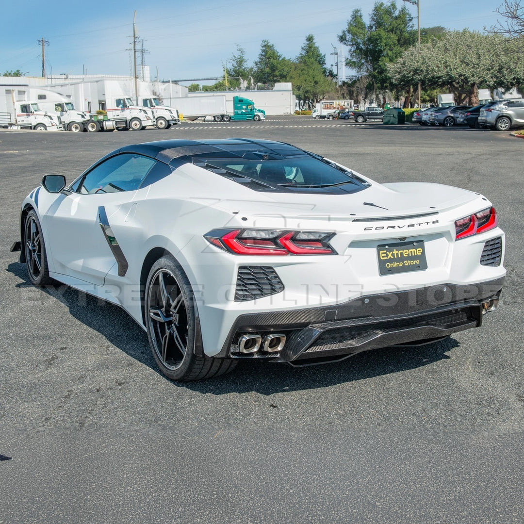 Chevrolet Corvette C8 DRY CARBON FIBER Top Roof Pillar Bow