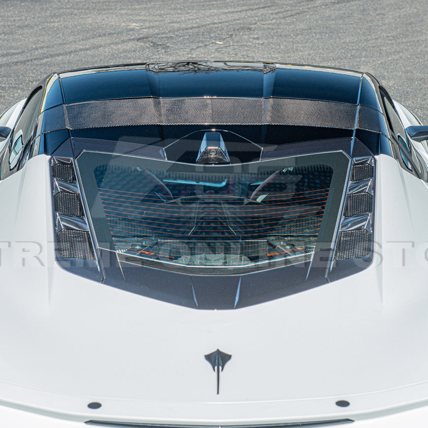 Chevrolet Corvette C8 DRY CARBON FIBER Top Roof Pillar Bow