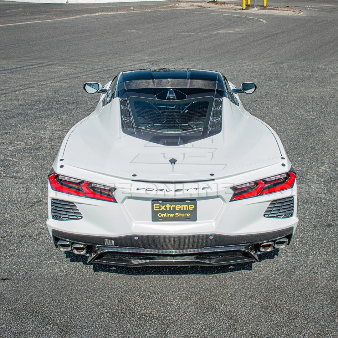 Chevrolet Corvette C8 DRY CARBON FIBER Top Roof Pillar Bow