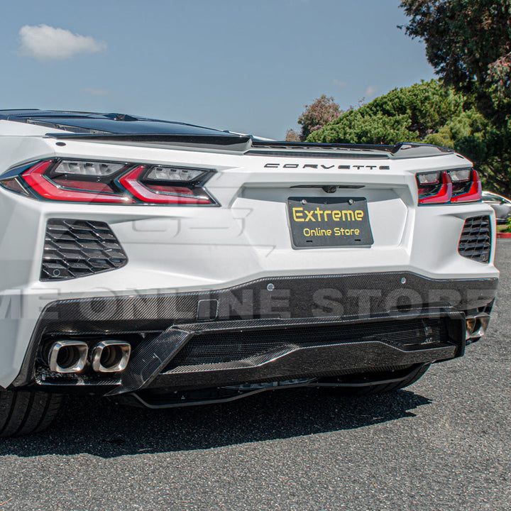Chevrolet Corvette C8 DRY CARBON FIBER Rear Diffuser