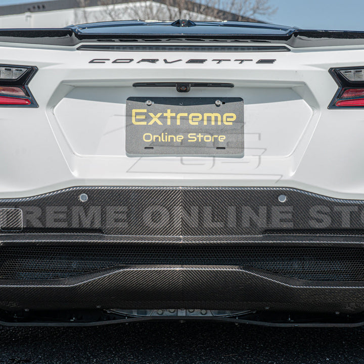 Chevrolet Corvette C8 DRY CARBON FIBER Rear Diffuser