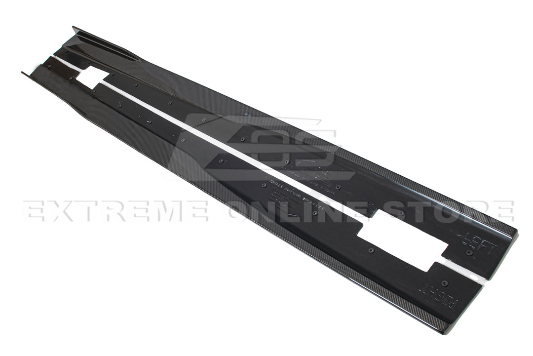 2008-09 Pontiac G8 Carbon Fiber Front Splitter &amp; Side Skirts
