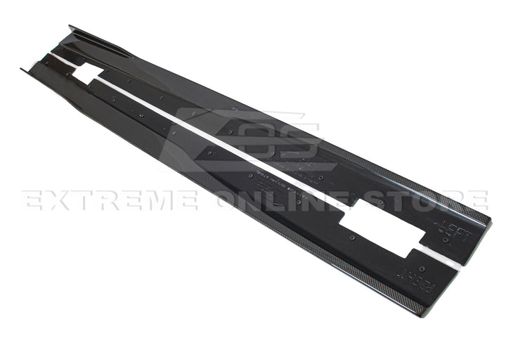 2008-09 Pontiac G8 Carbon Fiber Front Splitter &amp; Side Skirts