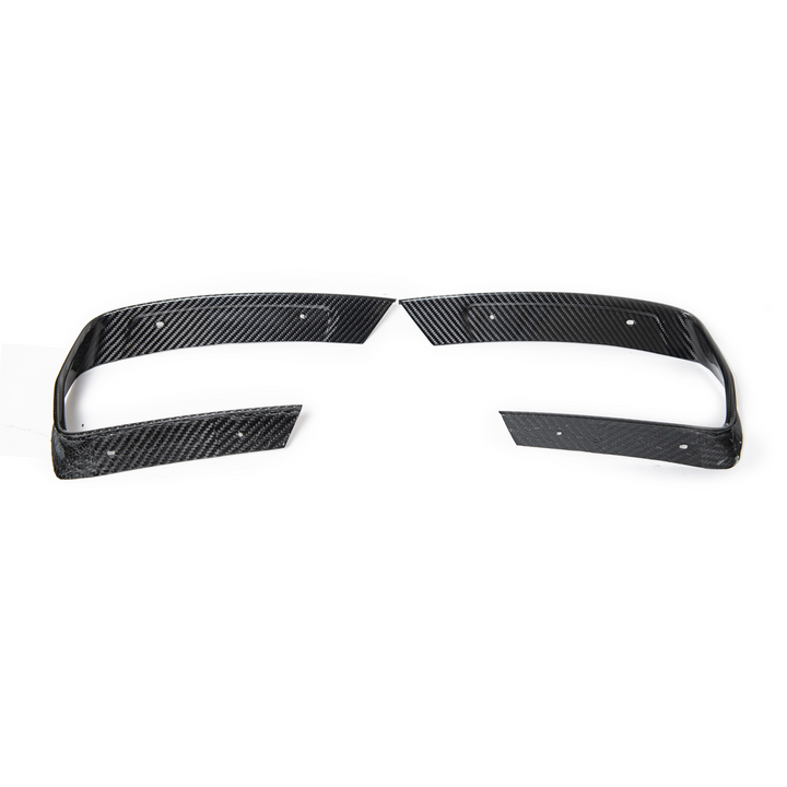 Corvette C8 DRY CARBON FIBER Rear Diffuser Exhaust Bezel