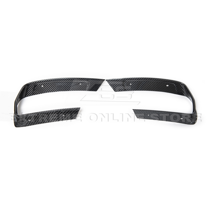 Corvette C8 DRY CARBON FIBER Rear Diffuser Exhaust Bezel